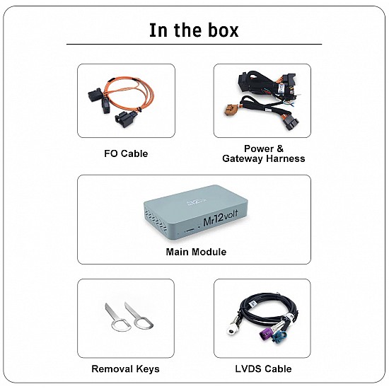 Audi CarPlay / Android Auto / Mirrorlink DSP Interface for Audi A4 A5 A6 A7 A8 Q5 Q7 with MMI 3G and 3G+ (MOST)