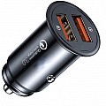 AINOPE dual USB autolader met QC3.0 (quick charge van Qualcomm), 45W, zwart