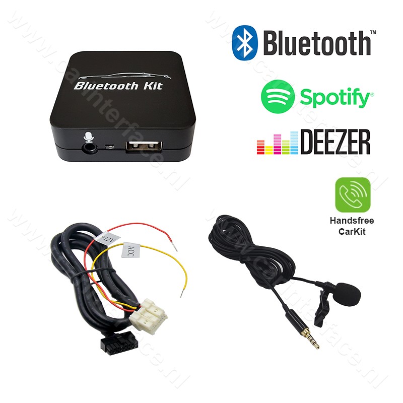stormloop Ja Zachtmoedigheid Bluetooth streamen + handsfree carkit interface / audio adapter voor Nissan  autoradio's