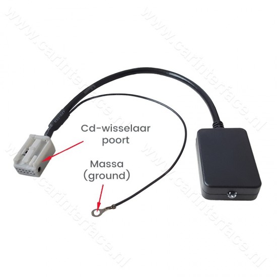 Bluetooth interface / audio adapter SEAT autoradio's (12-pin)
