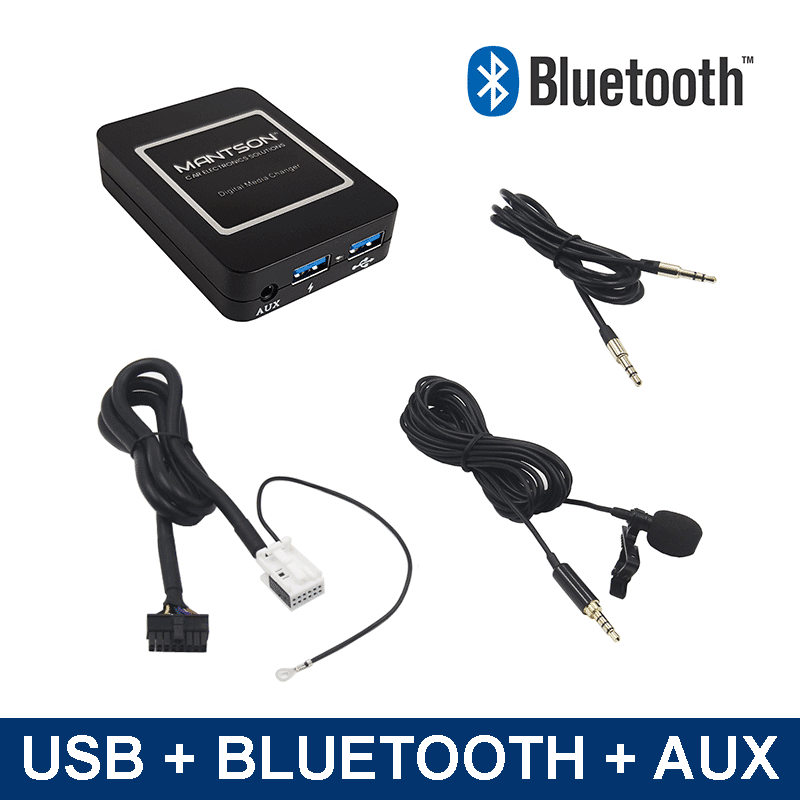 kijken geloof Kangoeroe Bluetooth / USB / AUX interface / audio adapter voor Audi autoradio's  (12-pin)
