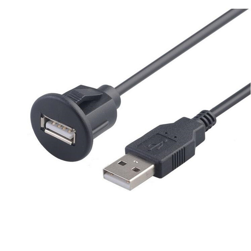 Blozend Voorbereiding overeenkomst USB inbouw connector met 2 meter kabel