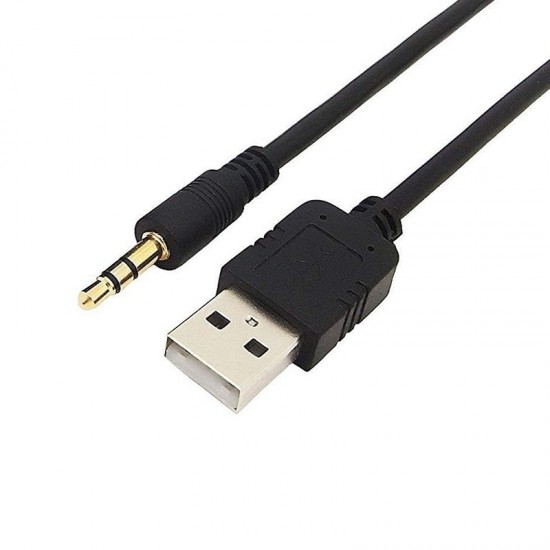 USB en AUX inbouw connector met kabel